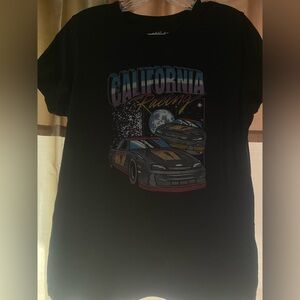 Aeropostale California Racing Tee - Black
